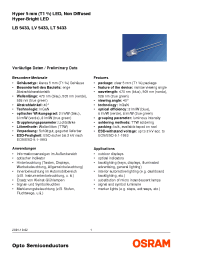 Datasheet LB5433-SU manufacturer Infineon