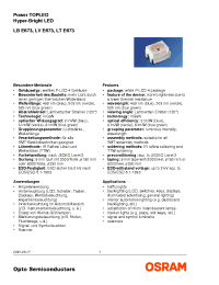 Datasheet LBE673-N1P1-1 manufacturer Infineon
