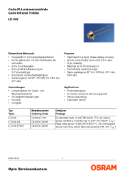 Datasheet LD242-2/-3 manufacturer Infineon