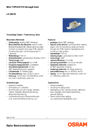 Datasheet LGM470-K2M1-1 manufacturer Infineon