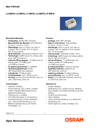 Datasheet LGM670-J2K2-1 manufacturer Infineon