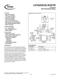 Datasheet LH1525ACD manufacturer Infineon