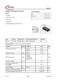 Datasheet Q67045-A5014 manufacturer Infineon