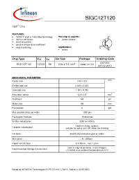 Datasheet Q67050-A4102-A001 manufacturer Infineon