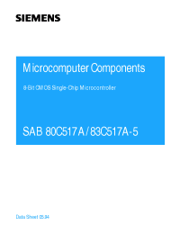 Datasheet SAB83C517A-5 manufacturer Infineon