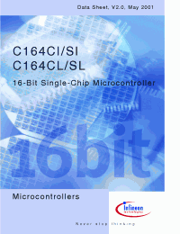 Datasheet SAF-C164CI-8E25MD-Step производства Infineon