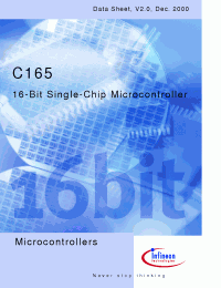 Datasheet SAF-C165-LM manufacturer Infineon