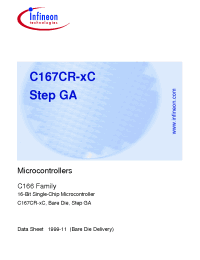 Datasheet SAK-C167xR-4RCGA-step manufacturer Infineon