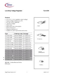 Datasheet TLE4276DV50 manufacturer Infineon