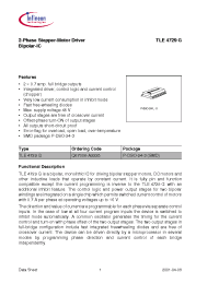 Datasheet TLE4729G manufacturer Infineon