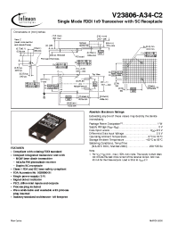 Datasheet V23806-A34-C2 manufacturer Infineon