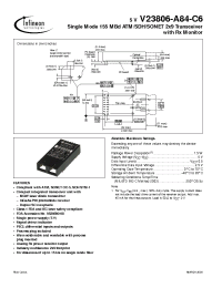 Datasheet V23806-A84-C6 manufacturer Infineon