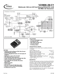 Datasheet V23806-A8-C1 manufacturer Infineon