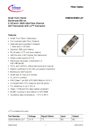 Datasheet V23818-M305-L57 manufacturer Infineon