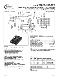 Datasheet V23826-H18-C manufacturer Infineon