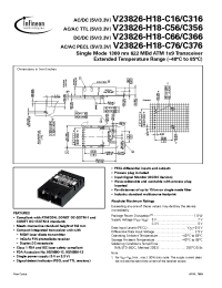 Datasheet V23826-H18-C76 manufacturer Infineon