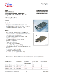 Datasheet V23833-G6005-A101 manufacturer Infineon