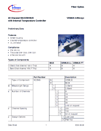Datasheet V23845-A/Bwxyz manufacturer Infineon