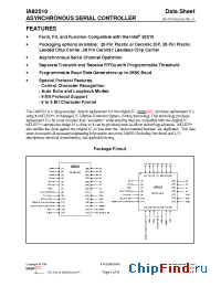 Datasheet IA82510-PLC28I manufacturer InnovASIC