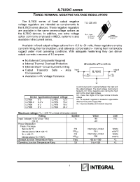 Datasheet IL7912 manufacturer Интеграл