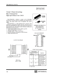 Datasheet IN74AC640DW manufacturer Интеграл
