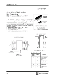 Datasheet IN74HC623DW manufacturer Интеграл
