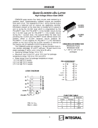 Datasheet IW4042B manufacturer Интеграл