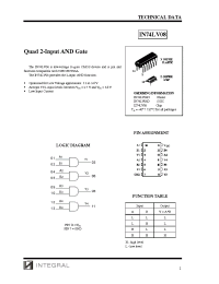 Datasheet IZ74LV08 manufacturer Интеграл