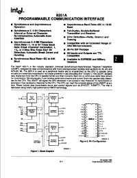 Datasheet 8251A manufacturer INTEL