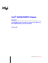 Datasheet 82845GE manufacturer INTEL