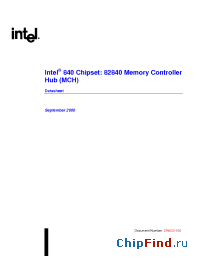 Datasheet 840 manufacturer INTEL