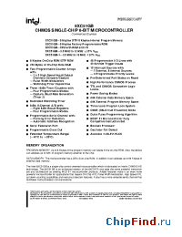 Datasheet 87C51GB-16 manufacturer INTEL