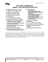 Datasheet 8XC196NP manufacturer INTEL