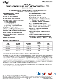 Datasheet 8XC51FX-2 manufacturer INTEL