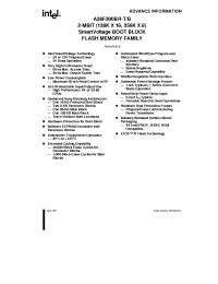 Datasheet A28F200BR-TB manufacturer INTEL