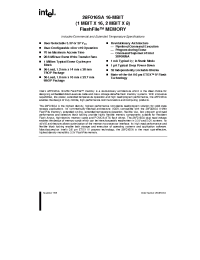 Datasheet DT28F016SA-150 manufacturer INTEL