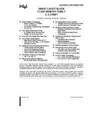 Datasheet E28F800B5B90 manufacturer INTEL