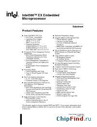 Datasheet INTEL386EX manufacturer INTEL