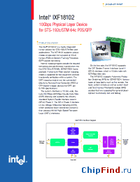 Datasheet IXF18102 manufacturer INTEL