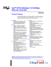 Datasheet IXF440 manufacturer INTEL