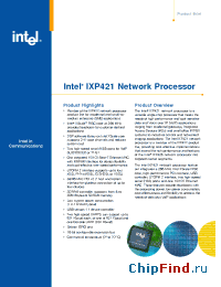 Datasheet IXP421 manufacturer INTEL