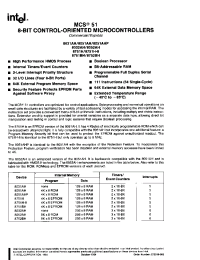 Datasheet LD8052AH manufacturer INTEL