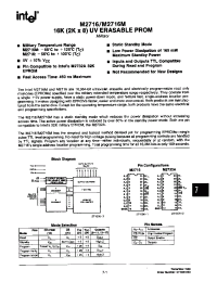 Datasheet M2716 manufacturer INTEL