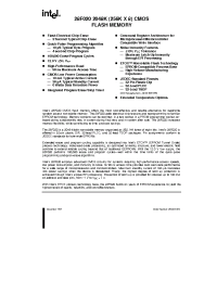 Datasheet N28F020-90 manufacturer INTEL