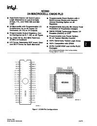 Datasheet P5C090-50 manufacturer INTEL