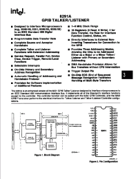 Datasheet P8291A manufacturer INTEL