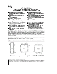 Datasheet P87C42 manufacturer INTEL