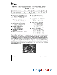Datasheet PENTIUMR3.3V manufacturer INTEL