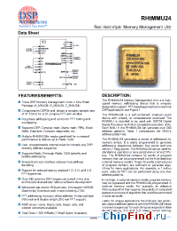 Datasheet RHtMMU24-Y-20-M manufacturer INTEL