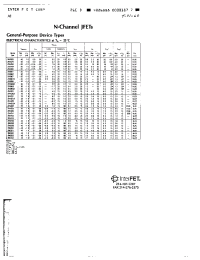 Datasheet 2N5364 manufacturer InterFET